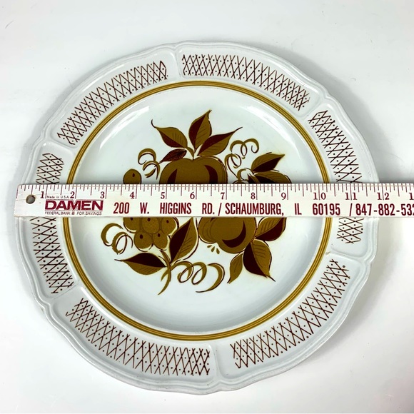 Vintage Mikasa Terra Stone Roman 7118 Fruit Plate Platter - Picture 2 of 8